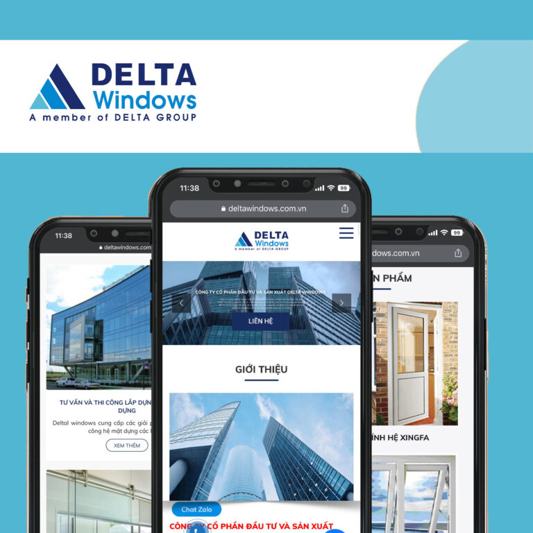 WEBSITE GIỚI THIỆU CÔNG TY CỔ PHẦN ĐẦU TƯ VÀ SẢN XUẤT DELTA WINDOWS
