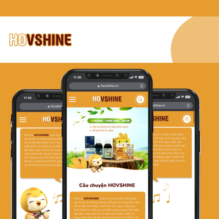 WEBSITE BÁN HÀNG HOVSHINE - CÔNG TY CỔ PHẦN DƯỢC VSHINE