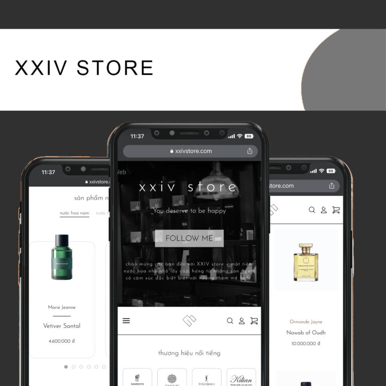 WEBSITE BÁN HÀNG - XXIV STORE